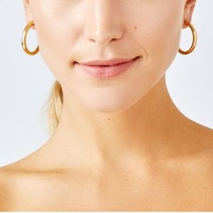 Jennifer Fisher x Goop gold hoop earrings